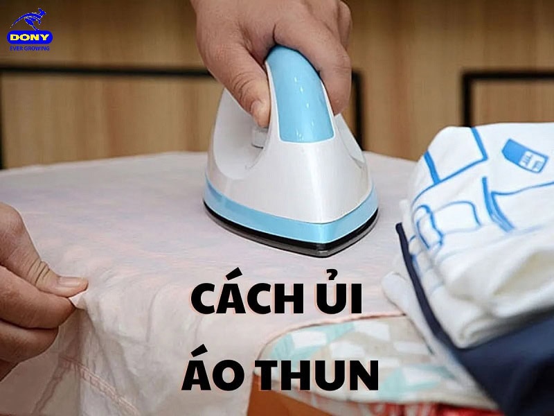 Hướng dẫn ủi áo thun