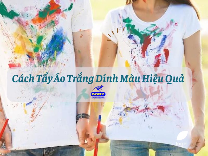 Hướng dẫn cách tẩy áo trắng bị dính màu