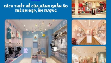 Thiết Kế Cửa Hàng Quần Áo Trẻ Em