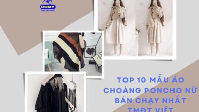 Áo Choàng Poncho Nữ Đẹp