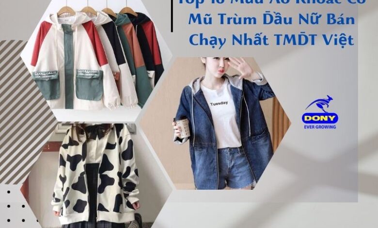 Áo Khoác Nữa Có Mũ Trùm Đầu Thời Trang