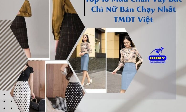 Chân Váy Bút Chì Thời Trang