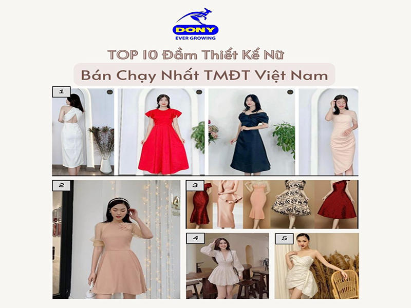 Đầm Thiết Kế Nữ Bán Chạy Nhất Tmđt Việt Nam