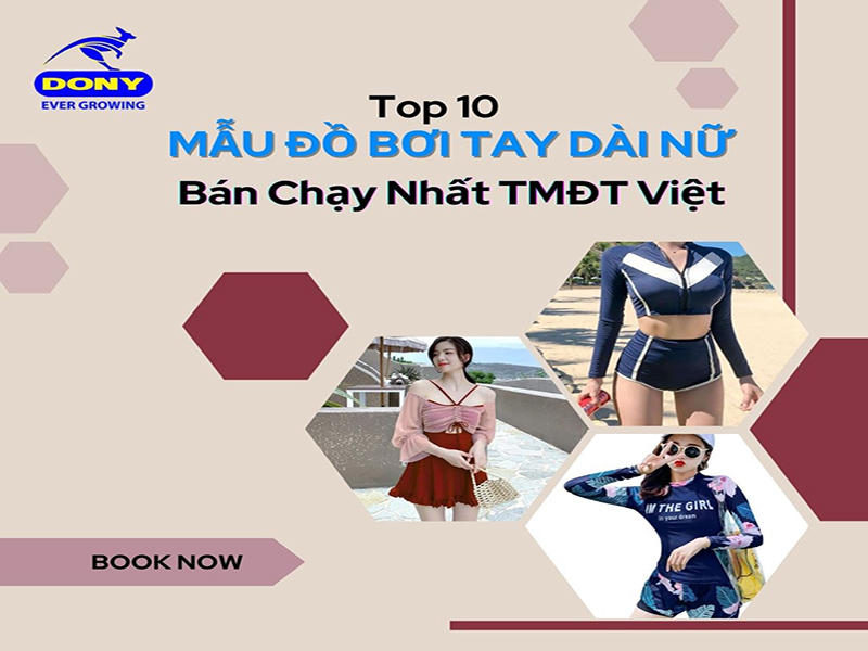 Đồ Bơi Tay Dài Nữ Bán Chạy Nhất TMĐT Việt