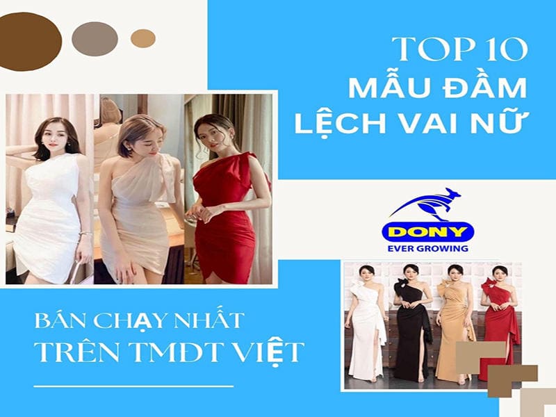 Đầm Lệch Vai Nữ Bán Chạy Nhất Trên Tmđt Việt