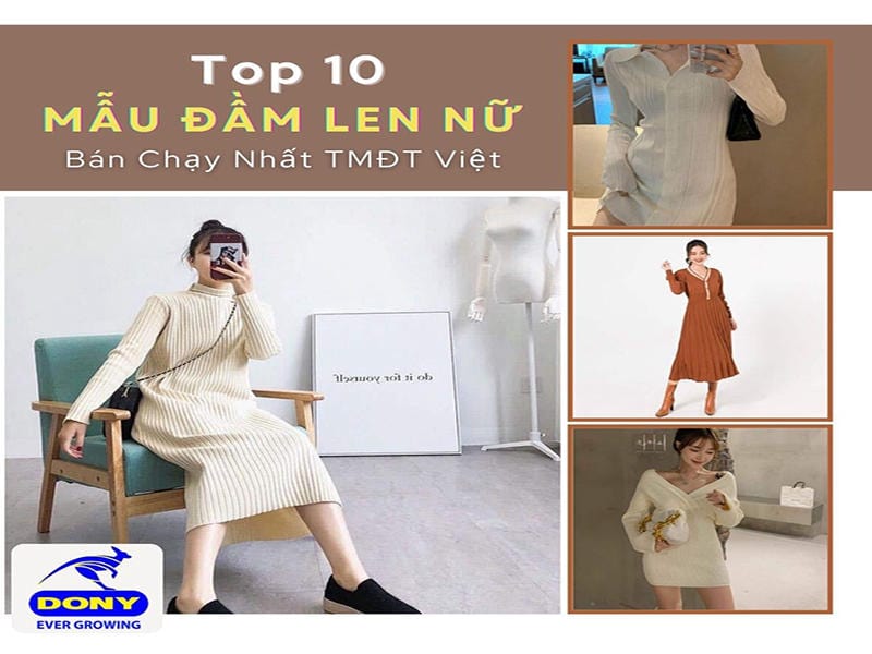  Đầm Len Nữ Bán Chạy Nhất TMĐT Việt