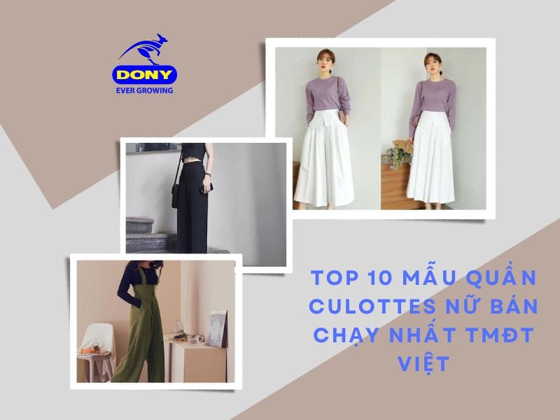 quần Culottes nữ thời trang