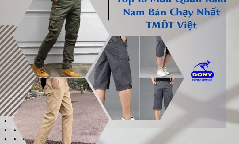 Quần Kaki Nam Thời Trang