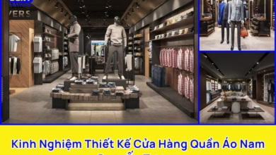 Thiết Kế Shop Thời Trang Nam