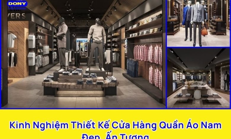 Thiết Kế Shop Thời Trang Nam