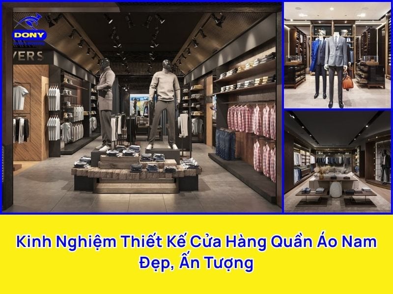 Thiết Kế Shop Thời Trang Nam