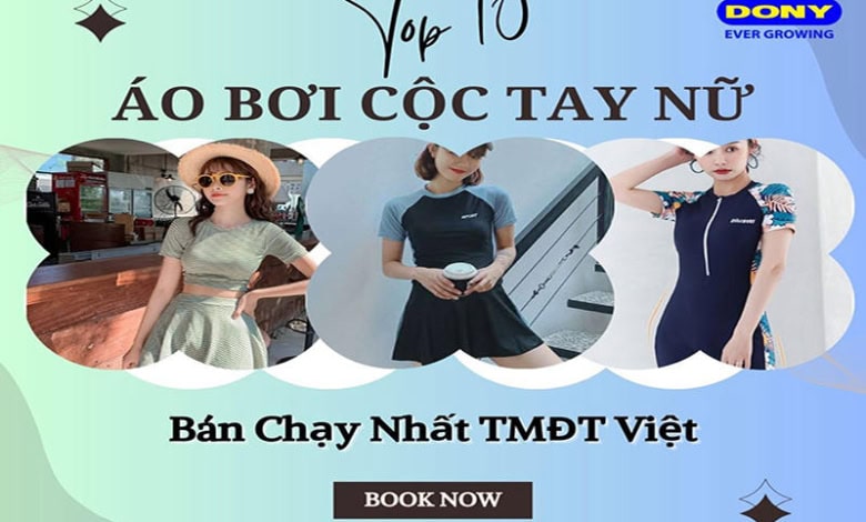 Áo Bơi Cộc Tay Nữ Bán Chạy Nhất Tmđt Việt