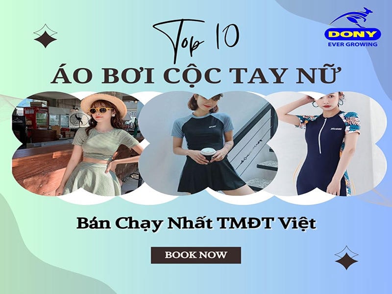 Áo Bơi Cộc Tay Nữ Bán Chạy Nhất Tmđt Việt