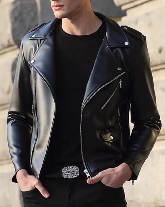Top 10 áo khoác da Biker nam đẹp, thời trang cao cấp 2023