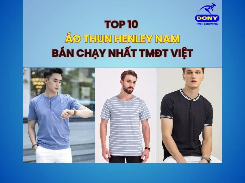 Áo Thun Henley Nam