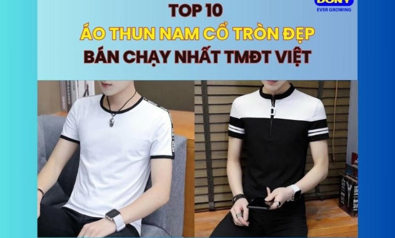 Áo Thun Nam Cổ Tròn Đẹp