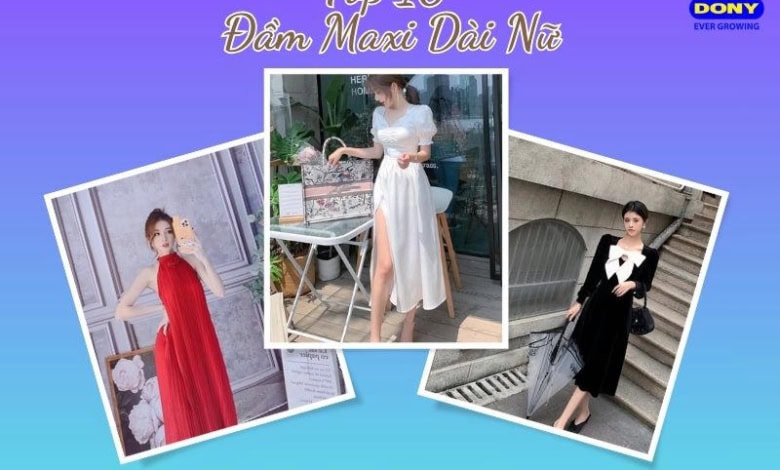 Đầm Maxi Dài Nữ