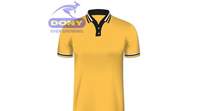 Áo Thun Polo Cổ Trụ Bo Cổ Bo Tay Phối Sọc Nhiều Màu Vải Cá Sấu Mè Cao Cấp Màu Vàng Trẻ Trung