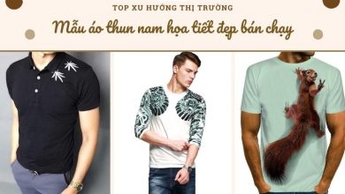 Top Mẫu Áo Thun Nam Đẹp Bán Chạy