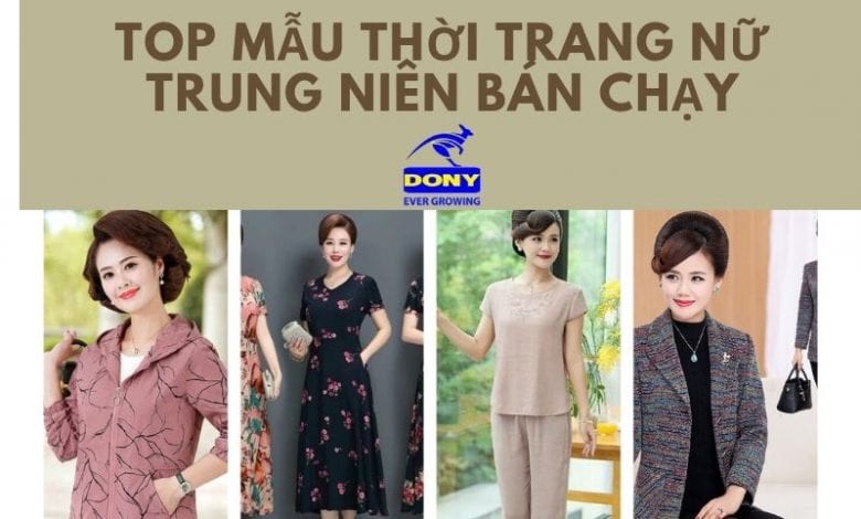 Top Mẫu Thời Trang Trung Niên Bán Chạy