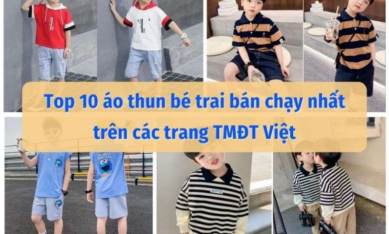 Top 10 Áo Thun Bé Trai Bán Chạy Nhất