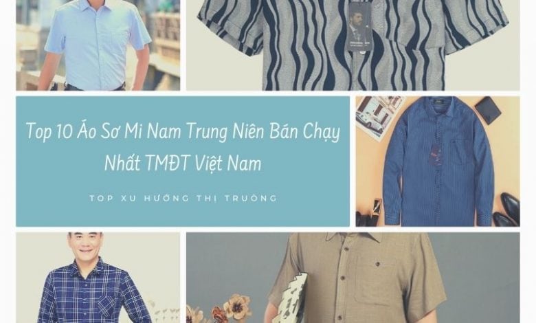 Top Mẫu Áo Sơ Mi Nam Trung Niên Đẹp Bán Chạy