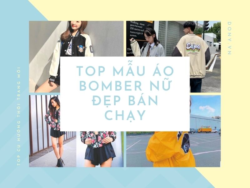 Top 10 áo Bomber nữ đẹp, hàng thời trang cao cấp 2023