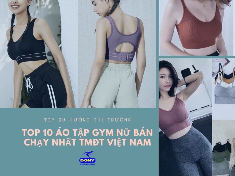 Top mẫu áo tập gym cho nữ đẹp bán chạy