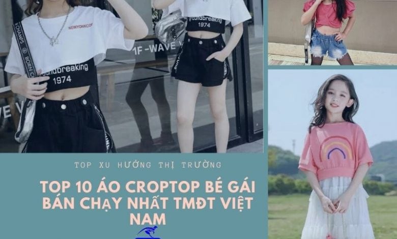 Mẫu Áo Croptop Bé Gái Đẹp Bán Chạy