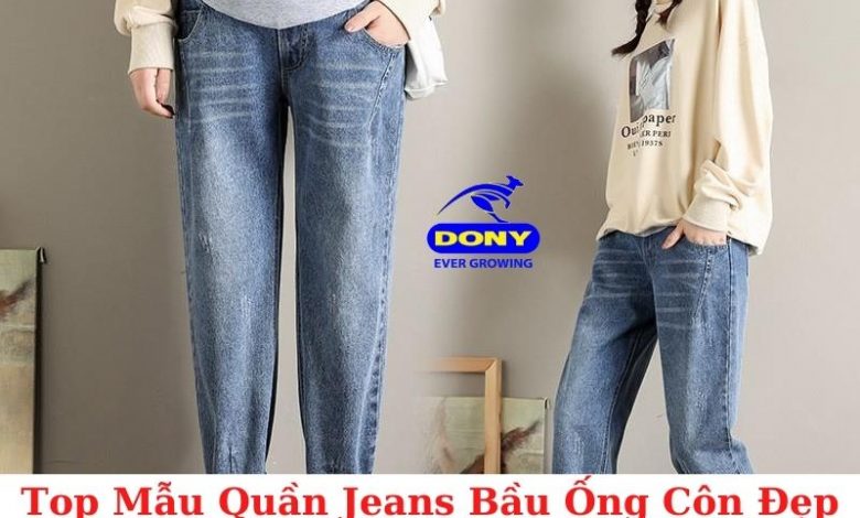 Mẫu Quần Jeans Bầu Đẹp