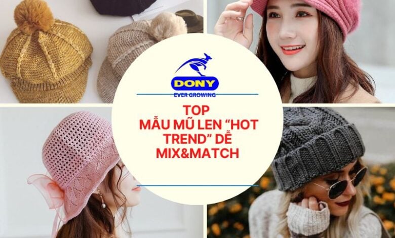 Top 6 Mẫu Mũ Len “Hot Trend” Dễ Mix&Amp;Match