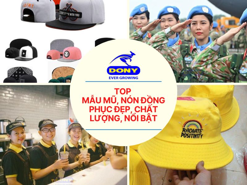 Top 25+ Mẫu Mũ, Nón Đồng Phục Đẹp, Chất Lượng, Ấn Tượng