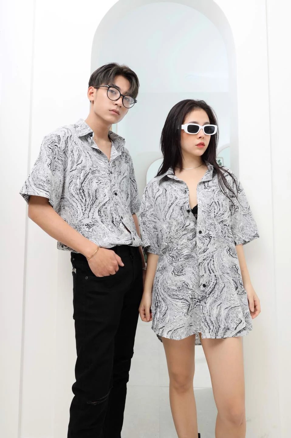 Grey Printed Shirt - Giá Tham Khảo 160.000 Vnđ