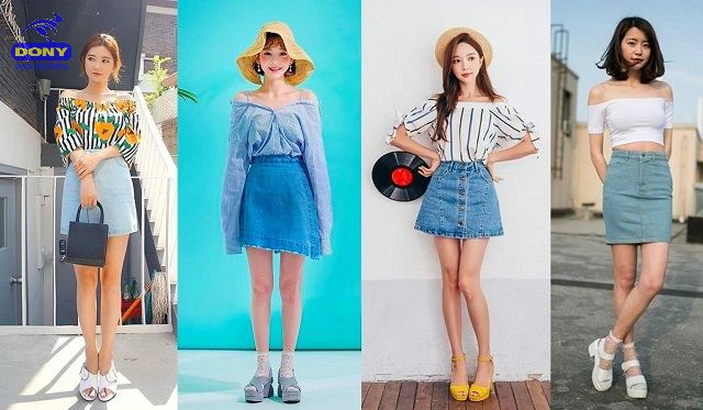 Áo Trễ Vai Dáng Croptop