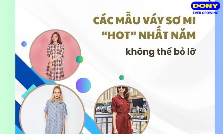 Mẫu Váy Sơ Mi “Hot” Nhất Năm