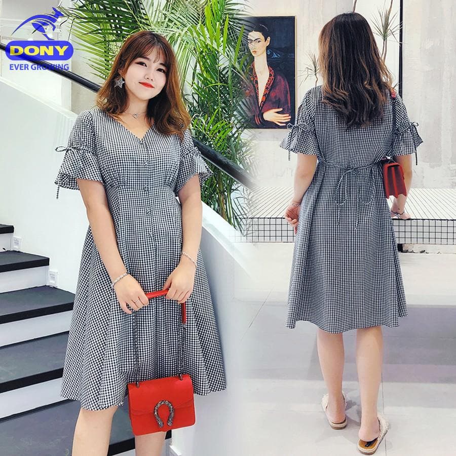Đầm Chữ A Cổ V
