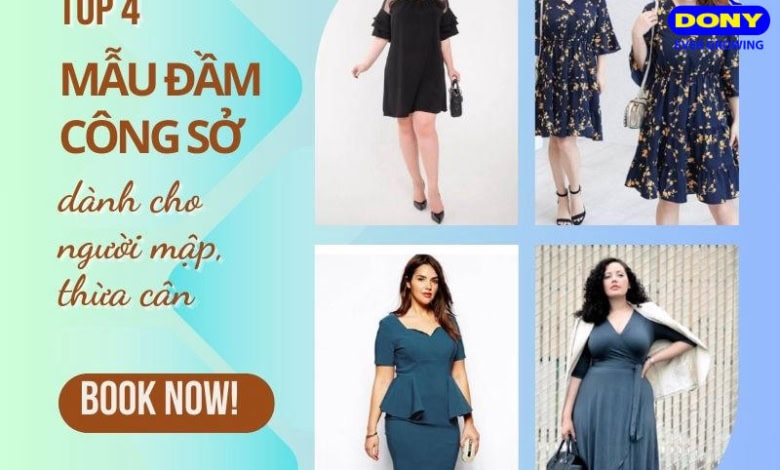 Mẫu Đầm Công Sở Dành Cho Người Mập, Thừa Cân