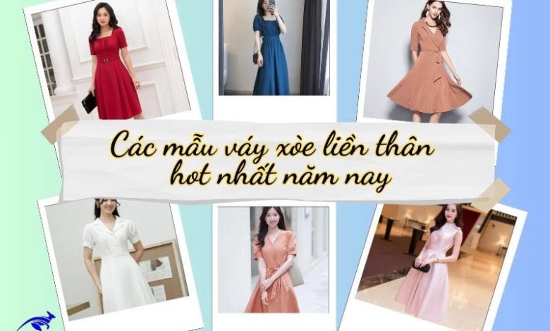 Váy Xòe Liền Thân Đẹp