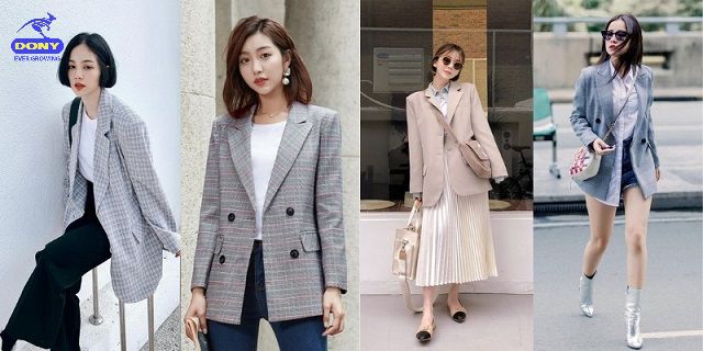 Phối Áo Blazer Với Phụ Kiện