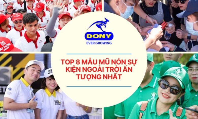 Mẫu Mũ Nón Sự Kiện Ngoài Trời