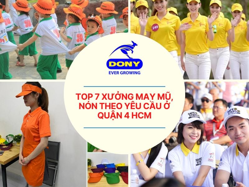 Xưởng May Mũ Nón Tại Quận 4 Theo Yêu Cầu