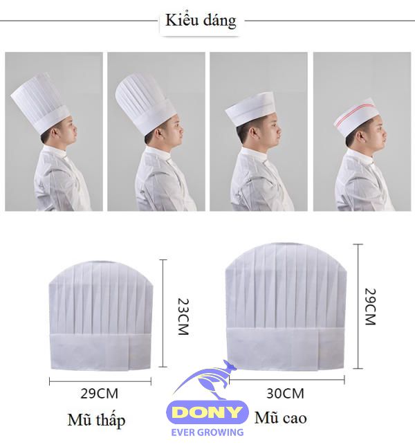 May Mũ Nón Đầu Bếp Đẹp Rẻ Tại Bình Thạnh