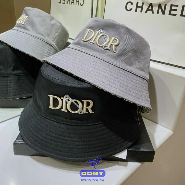 Nón Bucket Thêu Logo Dior