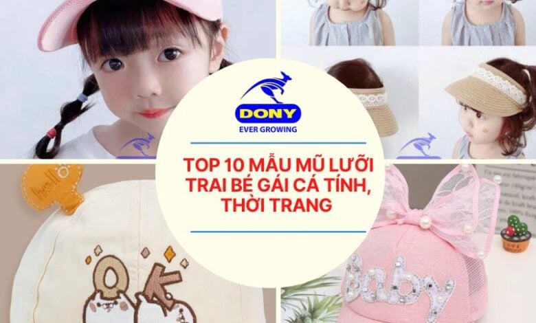 Mẫu Mũ Nón Lưỡi Trai Cho Bé Gái Đẹp, Thời Trang