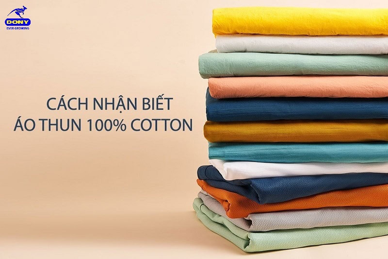 Phân biệt áo thun 100% cotton