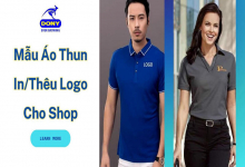 Top 20 Mẫu Áo Thun In/Thêu Logo Cho Shop