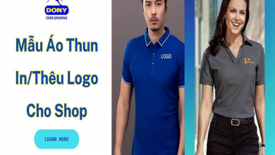 Top 20 Mẫu Áo Thun In/Thêu Logo Cho Shop