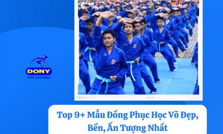 mẫu đồng phục học võ