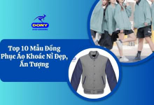 Mẫu Đồng Phục Áo Khoác Vải Nỉ Đẹp, Ấn Tượng