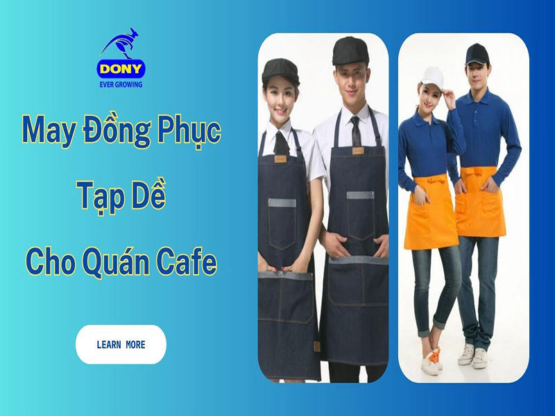 May Đồng Phục Tạp Dề Cho Quán Cafe
